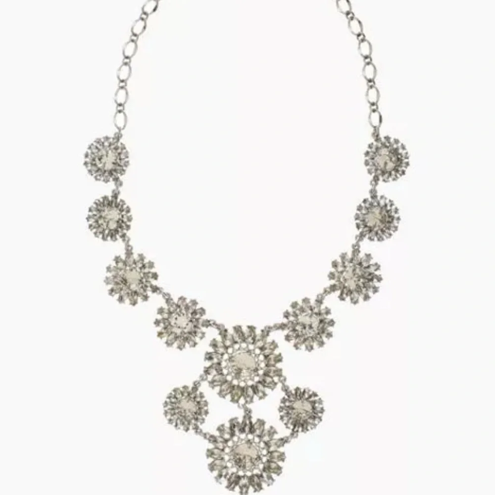 Kate Spade Estate Garden Rhinestone Statement Bib Necklace